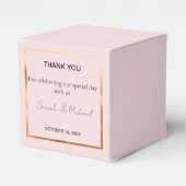 personalized favors, wedding boxes bedankdoosjes (Voorkant Zijde)