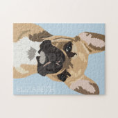 Personalized Fawn French Bulldog Legpuzzel (Horizontaal)