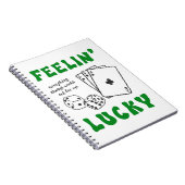 Personalized Feelin' Lucky & Positive Affirmations Notitieboek (Rechterzijde)
