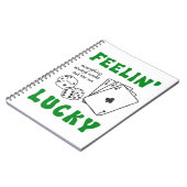 Personalized Feelin' Lucky & Positive Affirmations Notitieboek (Linkerzijde)