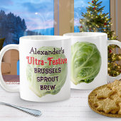 Personalized Festive Brussels Sprout Brew Funny Koffiemok