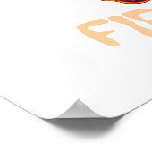 Personalized Firefighter Skull Fireman Fire Dept Poster (Hoek)