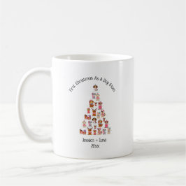 personalized First Christmas as Dog Parent Mug Koffiemok