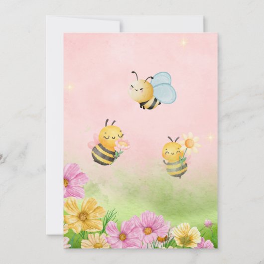 Personalized First Day of School Fairy Letter Kaart (Achterkant)