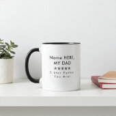 Personalized Five Star Rating Coffee Mug Mok