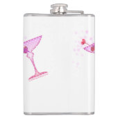 PERSONALIZED FLASK - ROZE MARTINI HEUPFLES (Achterkant)