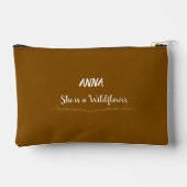 Personalized Floral Cosmetic Bag Women's Day Gift Etui (Achterkant)