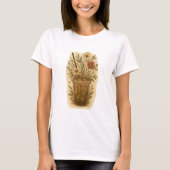 Personalized Floral Cup Illustration Gift T-shirt (Voorkant)