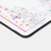 Personalized Floral Desk Mat - Elegant Workspace  (Hoek)