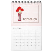 Personalized Floral Illustrations Calendar Kalender (Jan 2026)