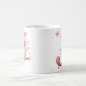 Personalized Floral Initial Mug – Letter J Koffiemok (Center)