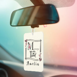 Personalized Floral Mommy Air Freshener Luchtverfrisser