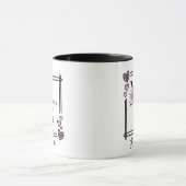 Personalized Floral Mommy Mug Mok (Midden)