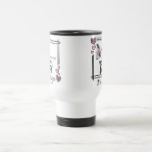 Personalized Floral Mommy Travel Mug Reisbeker (Center)