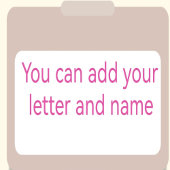 Personalized Floral Monogram Mug - Custom Name & I Mok