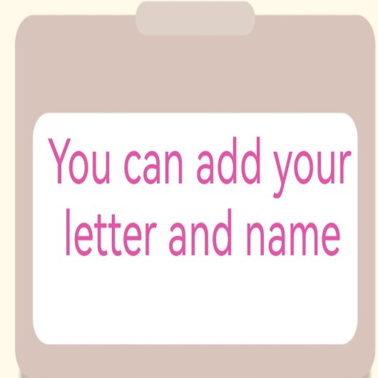 Personalized Floral Monogram Mug - Custom Name & I Mok