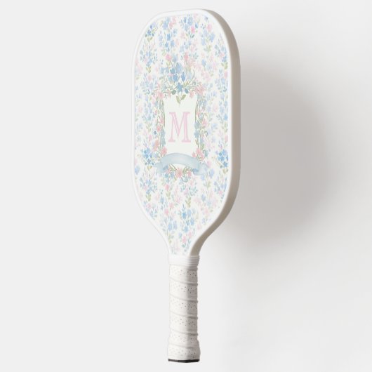 Personalized Floral Monogram Pickleball Paddle (Links)