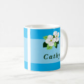 Personalized Floral Mug Koffiemok (Voorkant rechts)