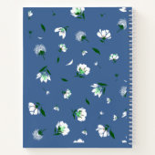 Personalized Floral Notebook Notitieboek (Achterkant)