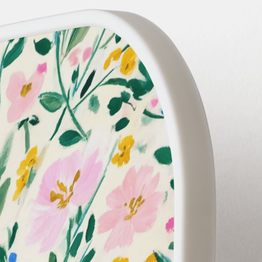 Personalized Floral Pickleball Paddle (Links Detail)