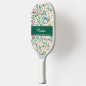Personalized Floral Pickleball Paddle (Links)