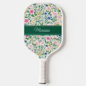 Personalized Floral Pickleball Paddle (Achterkant)