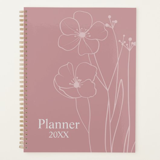 Personalized Floral Planner  (Voorkant)