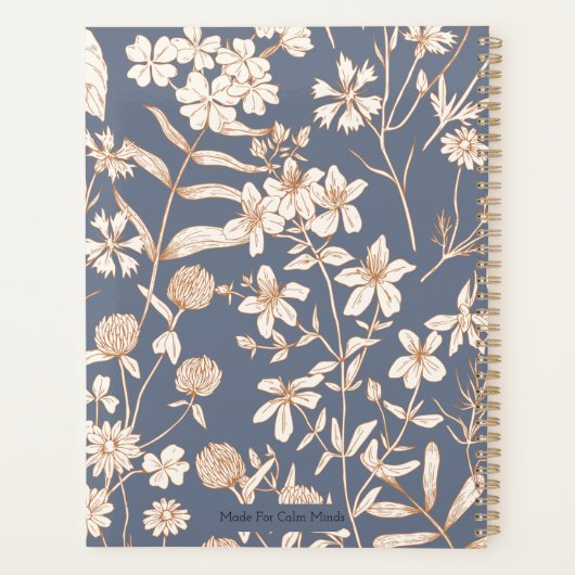 Personalized Floral Planner (Achterkant)