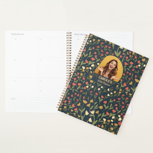 Personalized Floral Planner – Weekly & Monthly (Display)