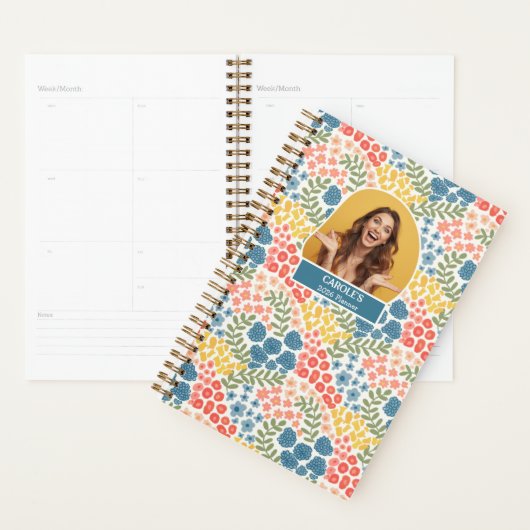Personalized Floral Planner – Weekly & Monthly (Display)