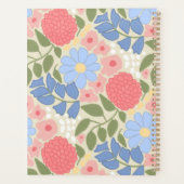 Personalized Floral Planner with Hard Cover (Achterkant)