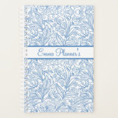 Personalized Floral Planner with Name (Voorkant)