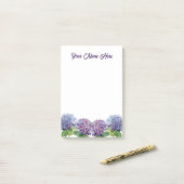 Personalized Floral Post It Notes for Unique Gifts (Op bureau)