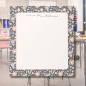 Personalized Floral Teacher Notepad Notitieblok