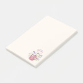 Personalized Floral & Teapot Notes (Schuin)