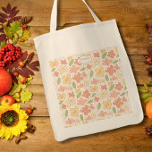 Personalized Floral Tote Bag – Gift for Her