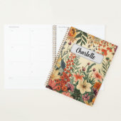 Personalized Flower Cover Productivity & Goal  Planner (Display)