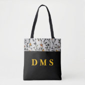 Personalized Flower Vine Tote Bag (Voorkant)