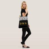 Personalized Flower Vine Tote Bag (Op model)