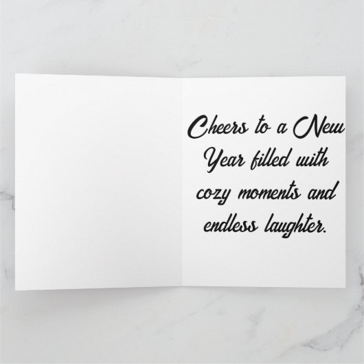 Personalized Folded Greeting Card Kaart (Binnen)