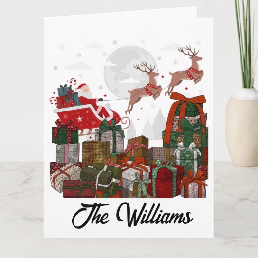 Personalized Folded Greeting Card Kaart (Voorkant)