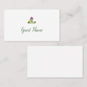 Personalized Folk Floral Wedding Place Card Plaatskaartje (Voorkant / Achterkant)