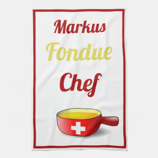  Personalized Fondue Chef Theedoek