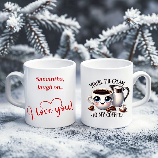 Personalized Food Pun Mug Cute I Love You Gift Koffiemok