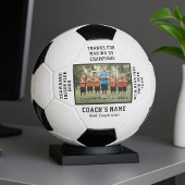 Personalized Football Team Coach with Photo Text Voetbal