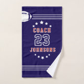 personalized football towel! bad handdoek (Handdoek)