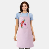 Personalized for Women Custom Family Cooking Pink Schort (Gedragen)