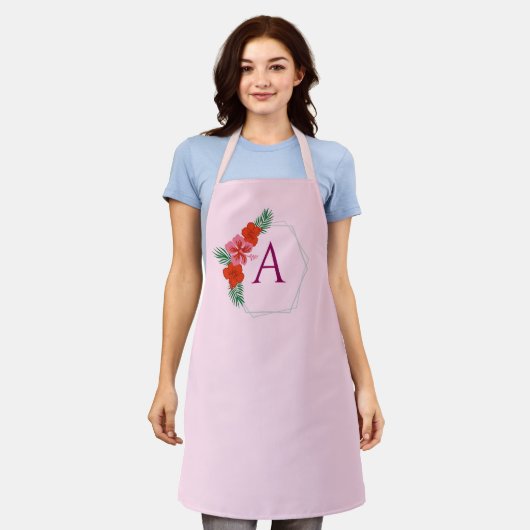 Personalized for Women Custom Family Cooking Pink Schort (Gedragen)