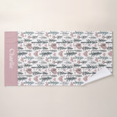 Personalized Forest Tree Kids Badhanddoek (Badhanddoek)