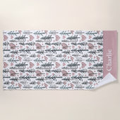 Personalized Forest Tree Kids Strandlaken (Voorkant)